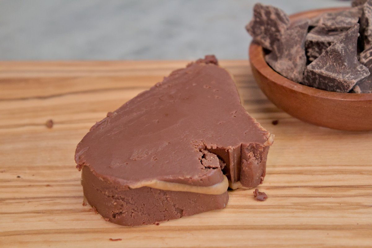 Belgian Chocolate Peanut Butter Fudge