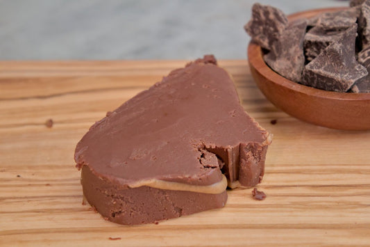 Belgian Chocolate Peanut Butter Fudge
