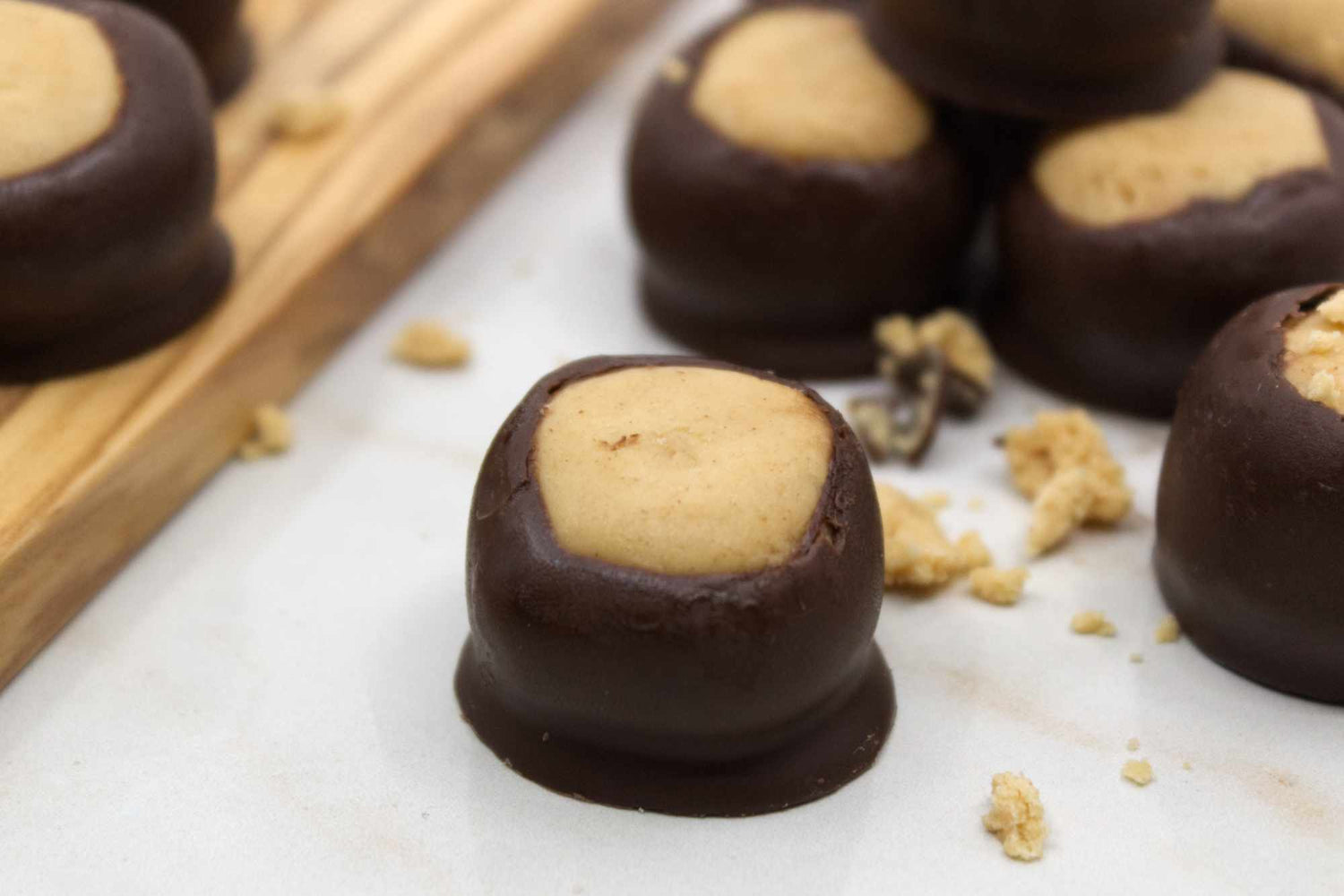 Peanut Butter Chocolate Buckeyes