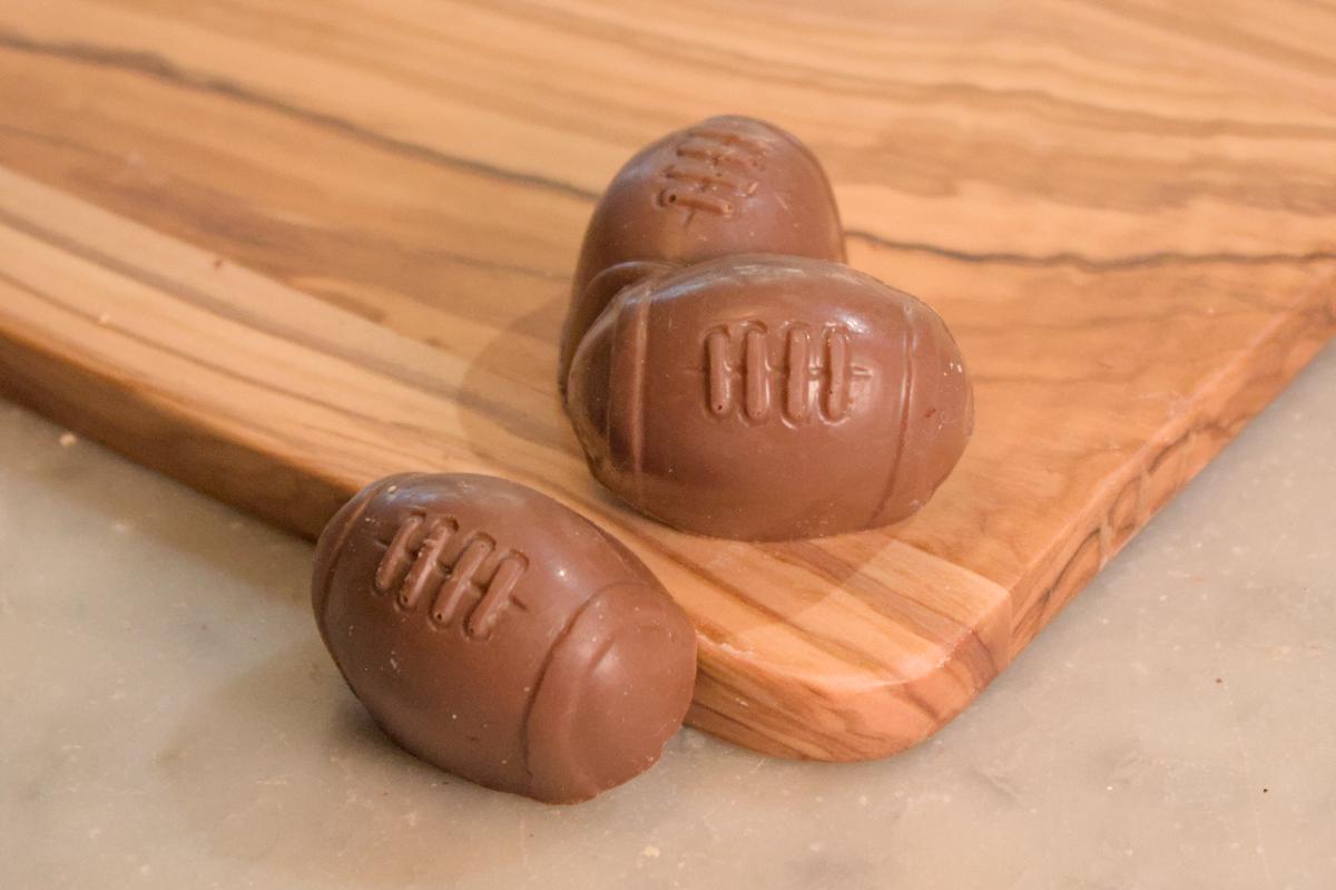 Milk Chocolate Peanut Butter Footballs