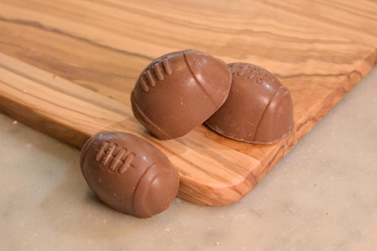 Milk Chocolate Peanut Butter Footballs
