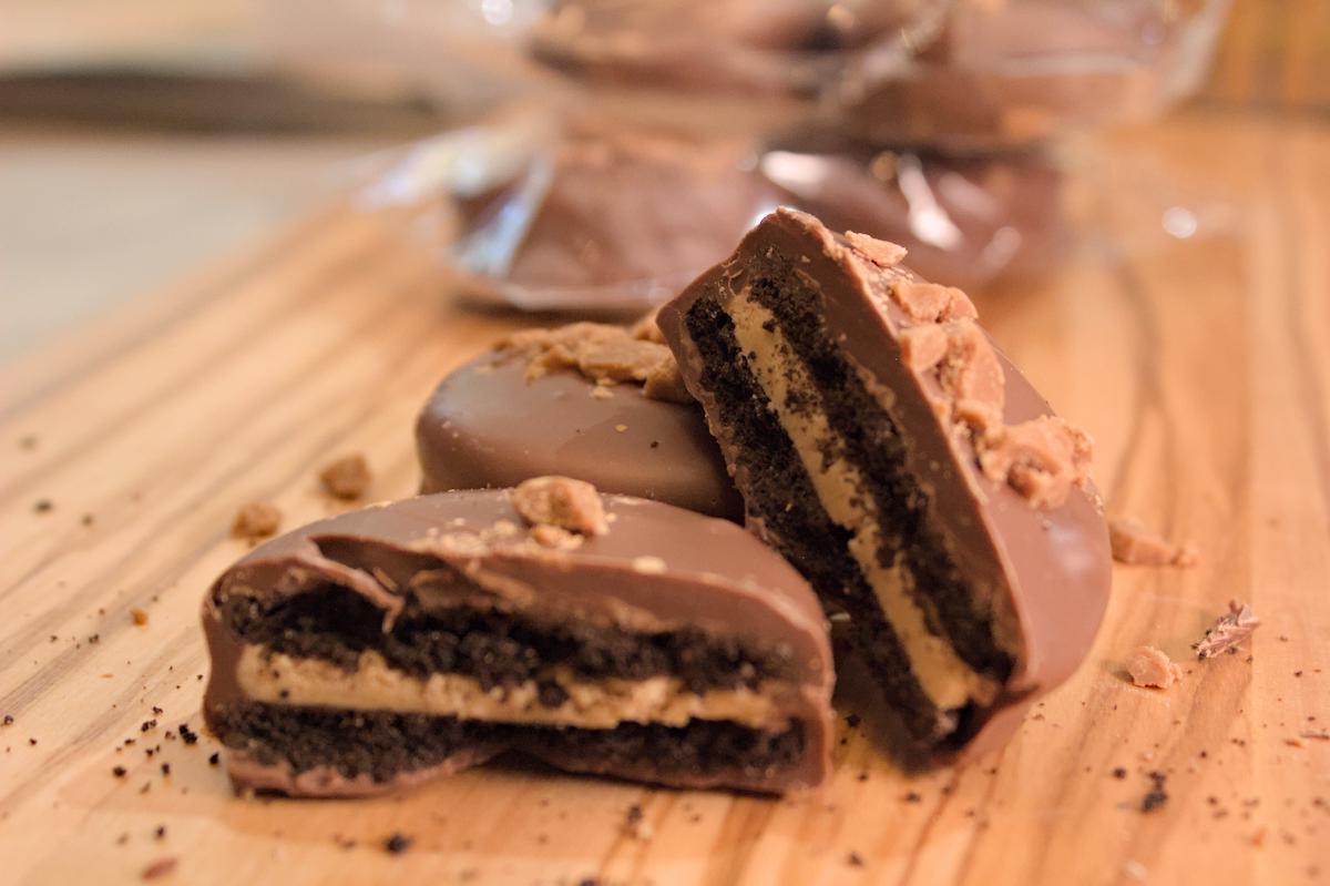 Chocolate Covered Peanut Butter Oreos