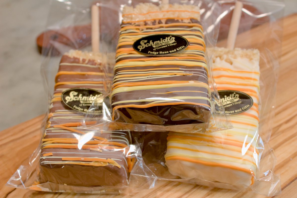 Chocolate Dipped Crispy Bars