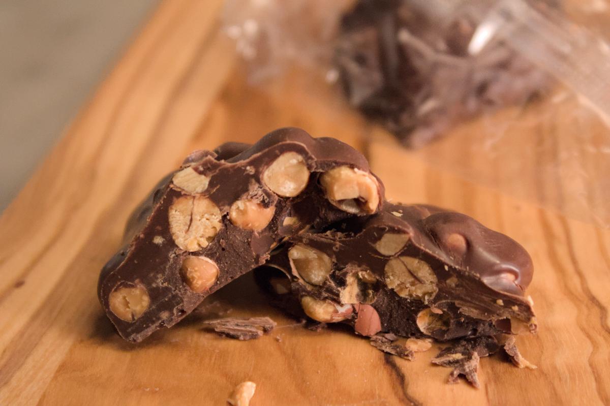 Sugar-Free Chocolate Peanut Clusters - Wrapped