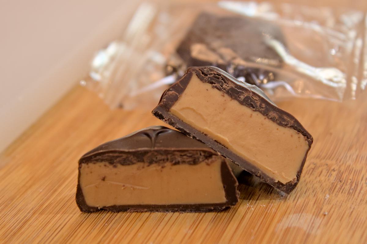 Chocolate Covered Peanut Butter Squares - Wrapped | Milk or Dark Chocolate