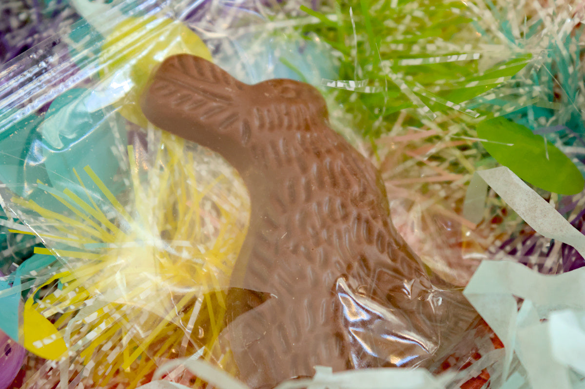 Classic Belgian Chocolate Easter Bunny 6.5oz - Milk, Dark, or White Chocolate