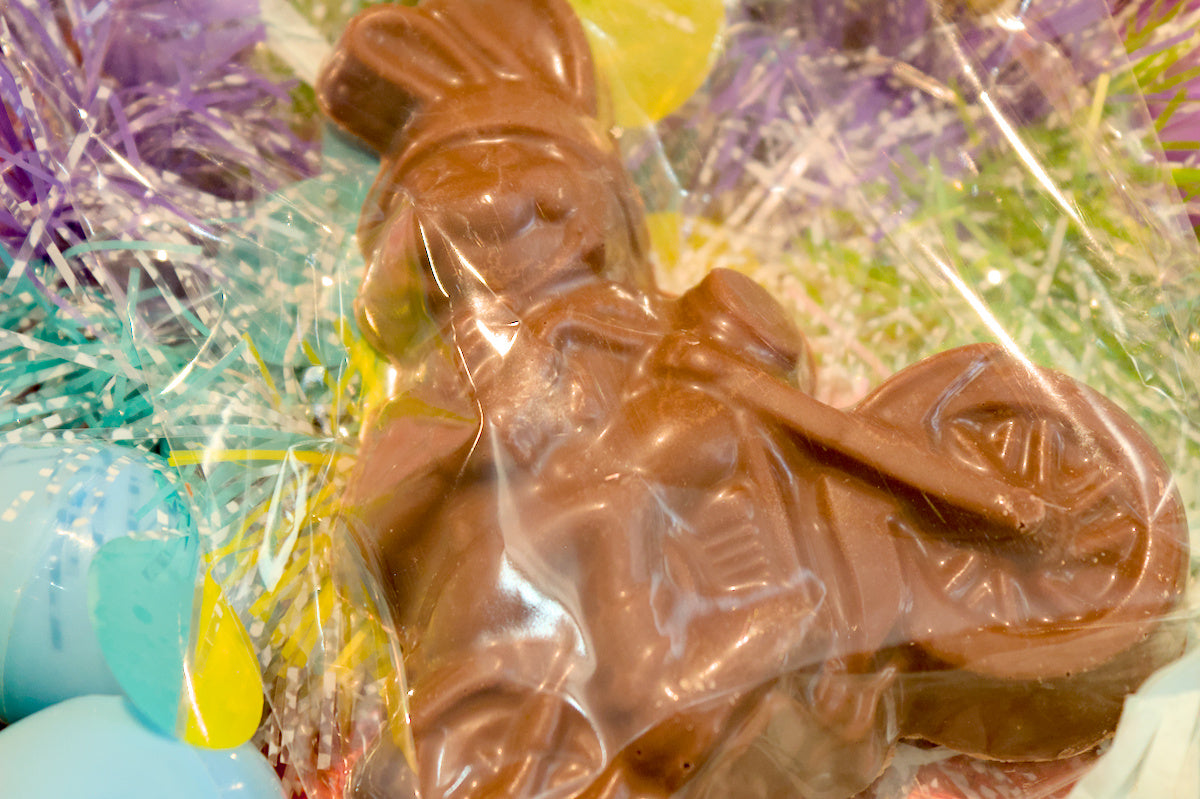 Motorcycle Bunny, 5.5oz - Milk, Dark or White Chocolate