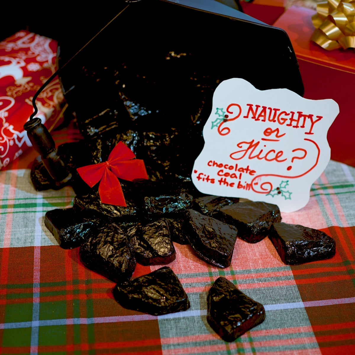 Chocolate Christmas Coal