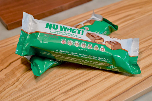 No Whey Caramel Nougat Chocolate Candy Bar