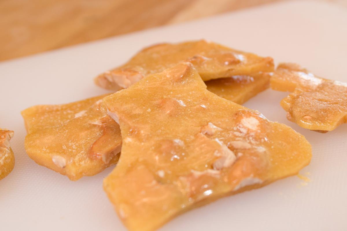 Cashew Brittle 1/2 lb. Bag Schmidt's Fudge Haus