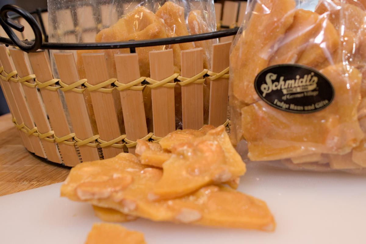Cashew Brittle 1/2 lb. Bag Schmidt's Fudge Haus