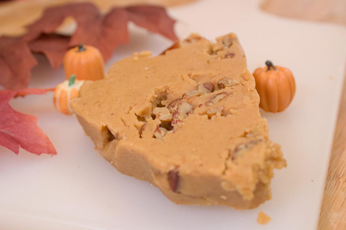 Pumpkin Spice Fudge with Pecans