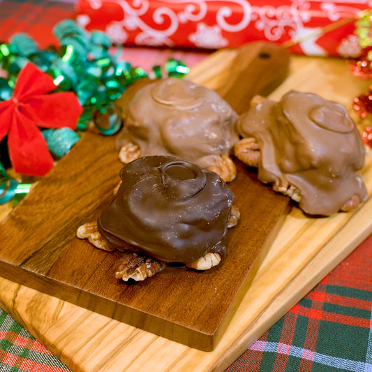 Schmurtles - Chocolate Covered Peanut Butter Turtles